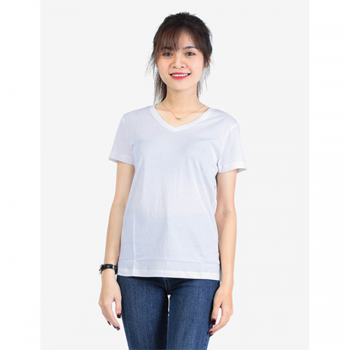 Áo thun nữ cổ tim Áo thun nữ cổ tim