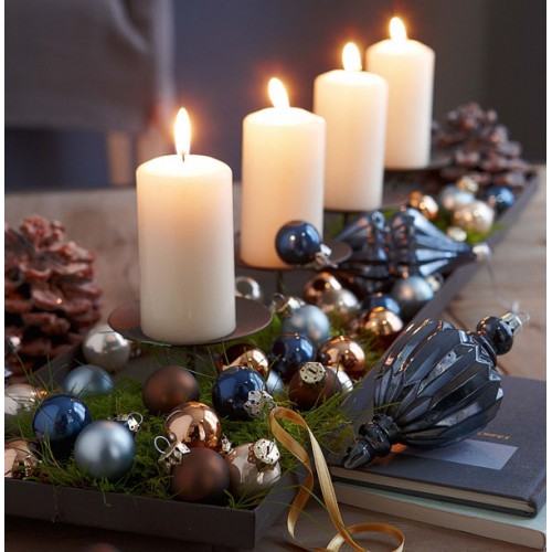 Nến trang trí giáng sinh