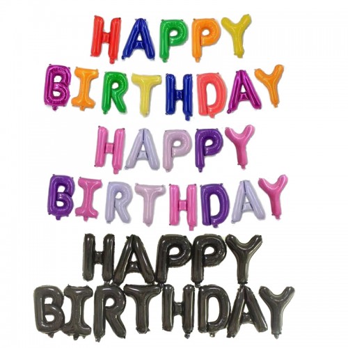 Bong bóng chữ sinh nhật