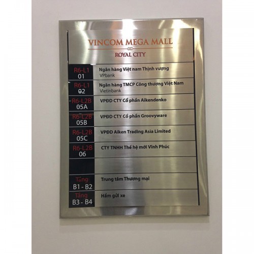 Bảng chỉ dẫn thang máy Bảng chỉ dẫn thang máy