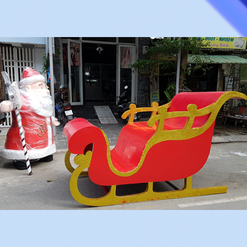 Ông già và xe tuyết