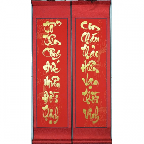 Liễn Phướn Thư Pháp 38